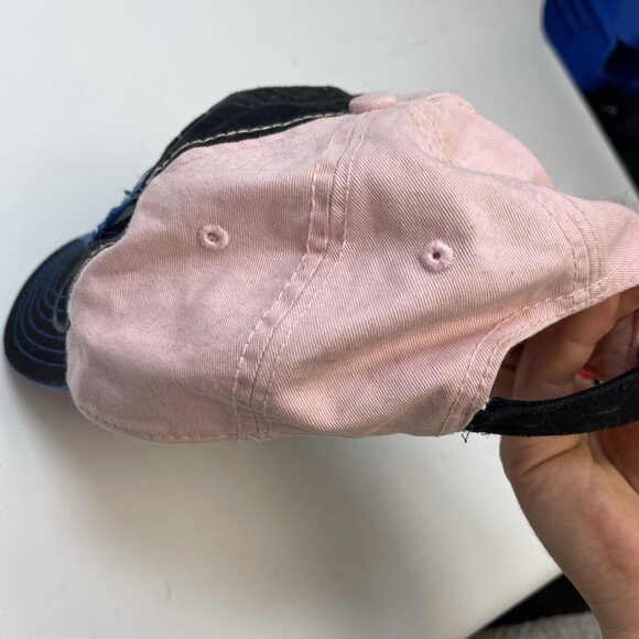 Y2K Coors Light Strapback Adjustable Hat Cap Beer Women Grunge Floral Goth Pink - Picture 9 of 13